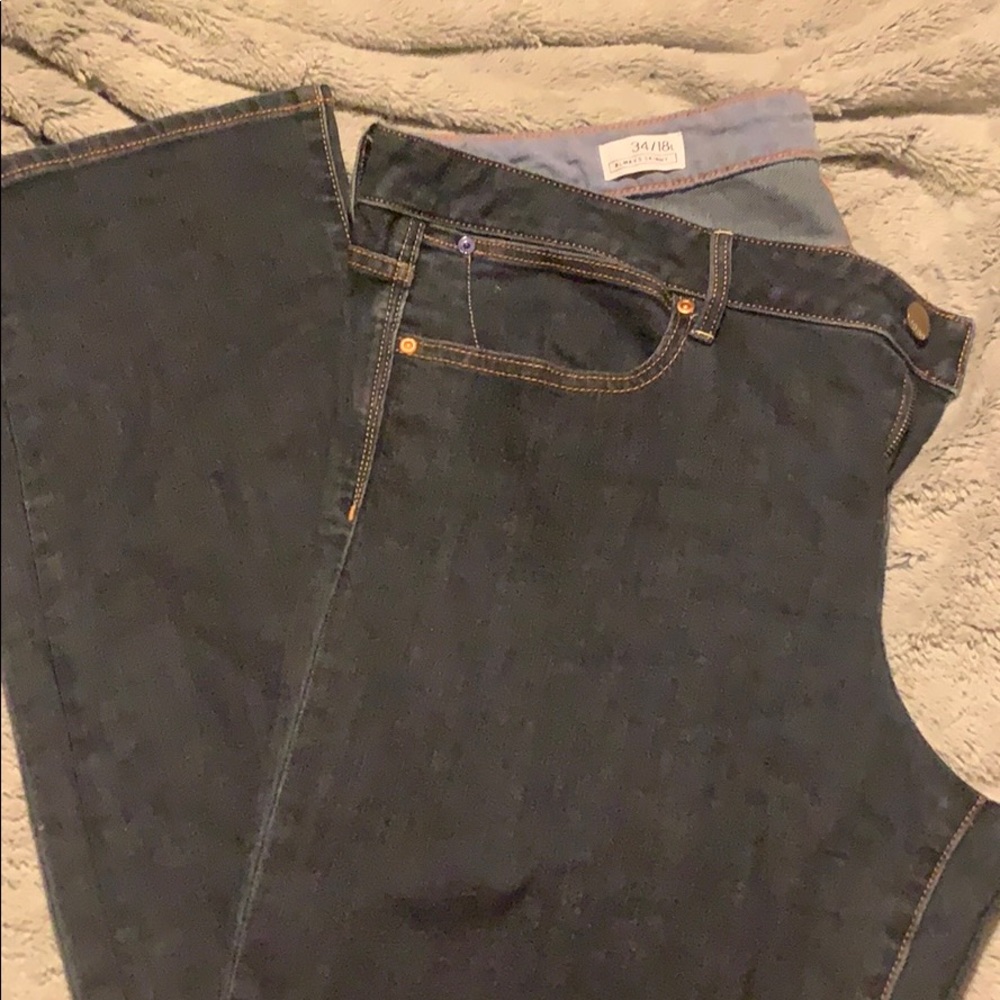 Plus size lot jeans FTF and GAP size 18